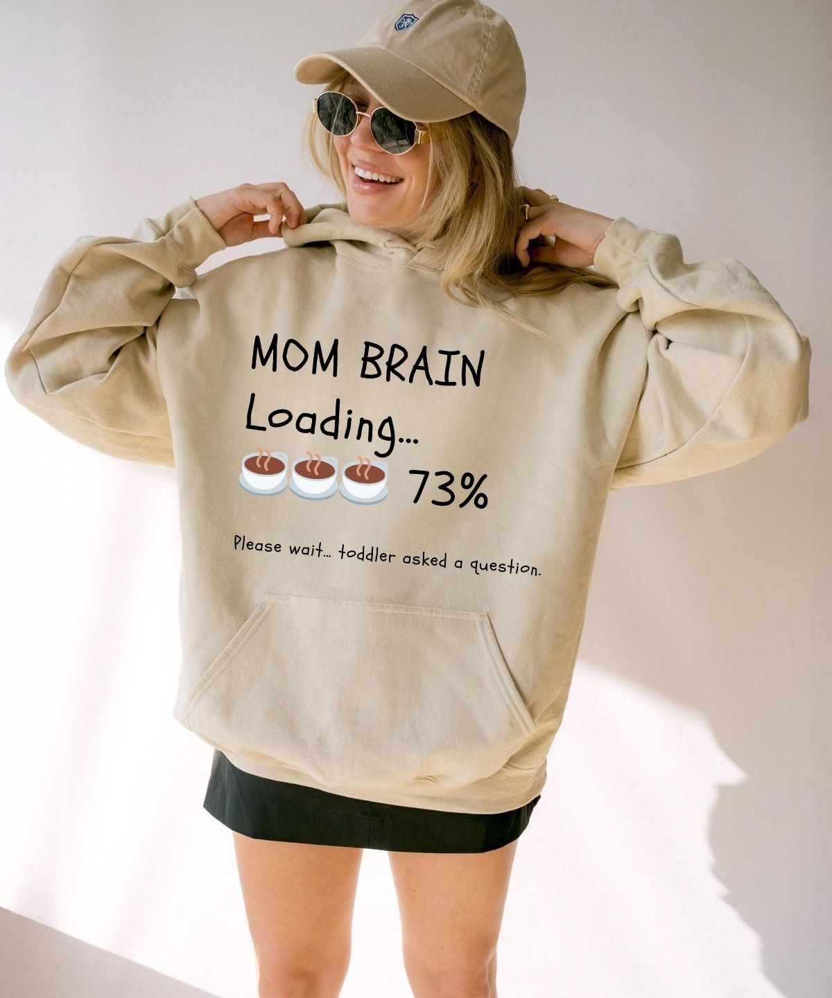 Mom Brain Hoodie | Cozy Hoodie for Tired Moms