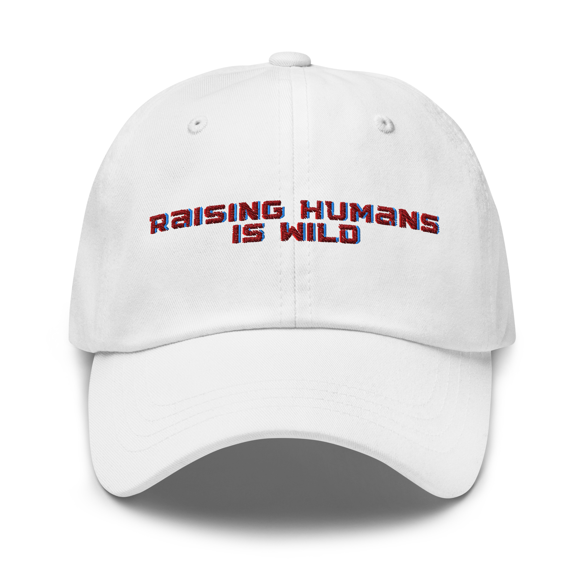 Raising Humans Is Wild Hat | Embroidered Mom Cap