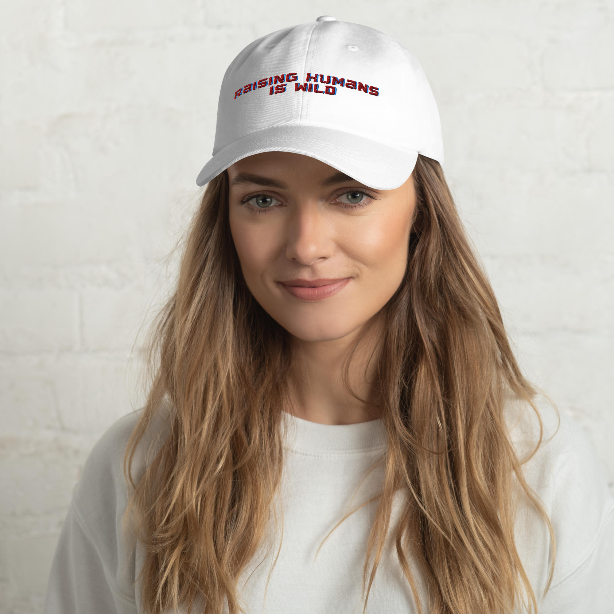 Raising Humans Is Wild Hat | Embroidered Mom Cap
