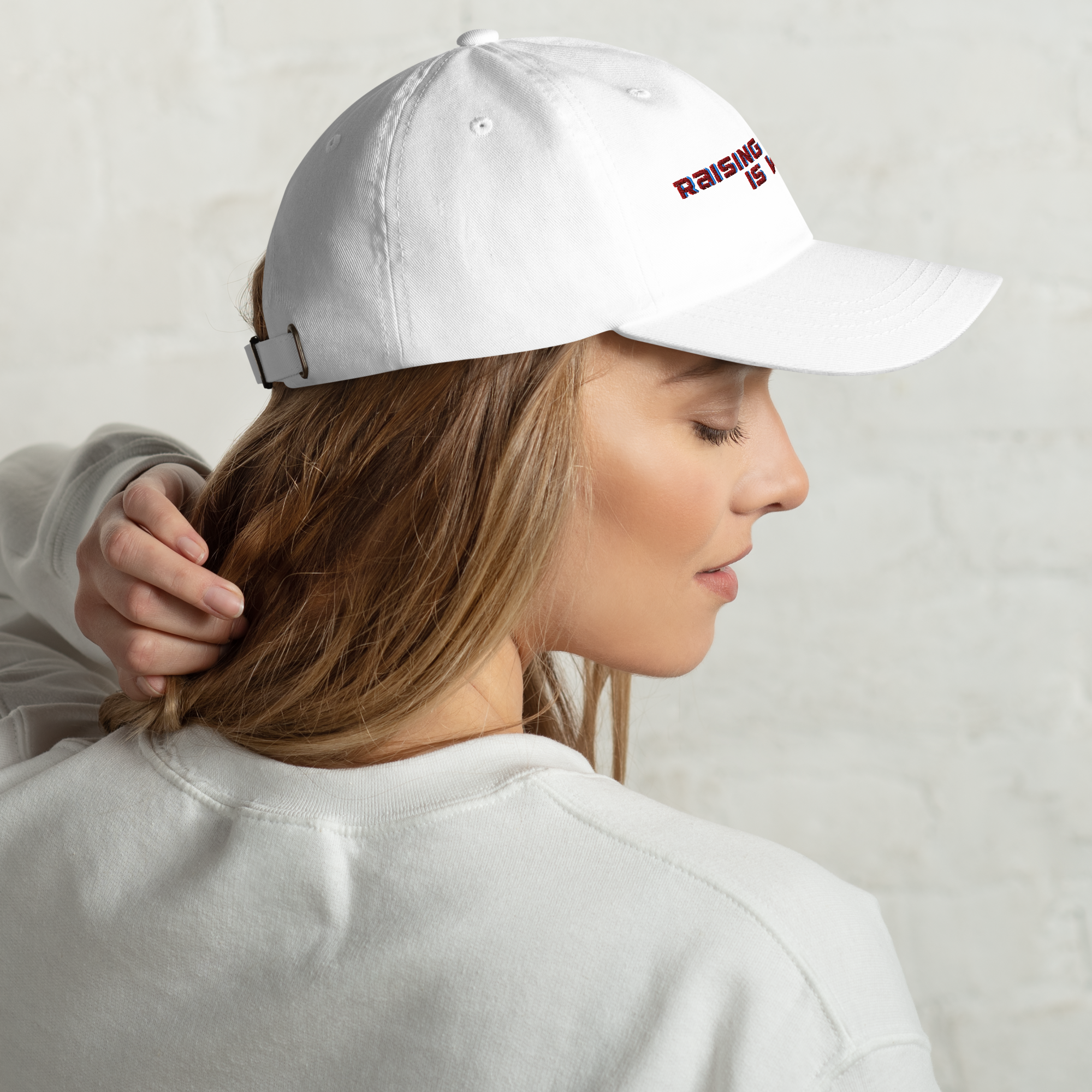 Raising Humans Is Wild Hat | Embroidered Mom Cap
